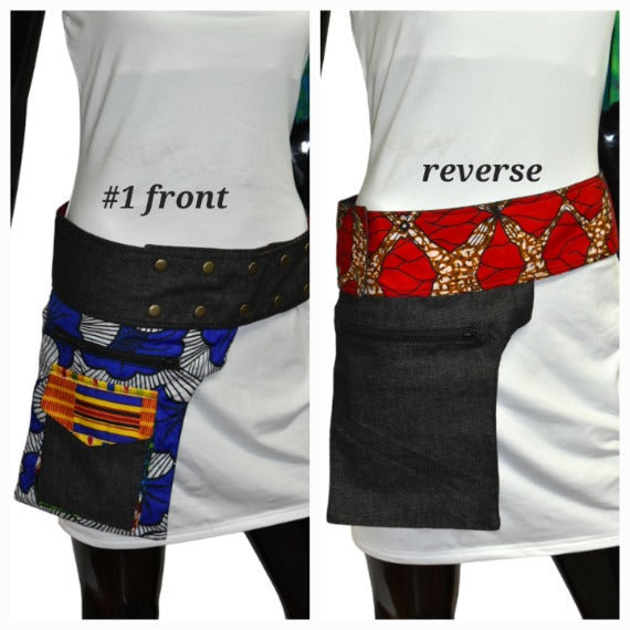 Ankara Mix Waist bag-Accessories-SanJules