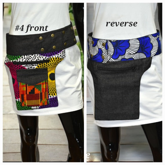 Ankara Mix Waist bag-Accessories-SanJules