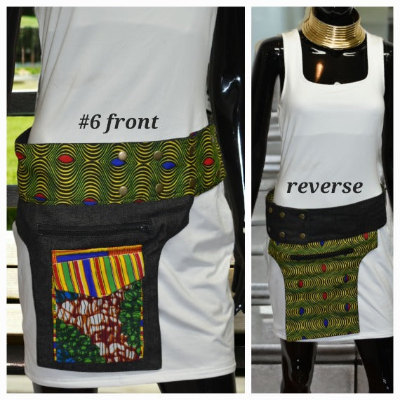 Ankara Mix Waist bag-Accessories-SanJules