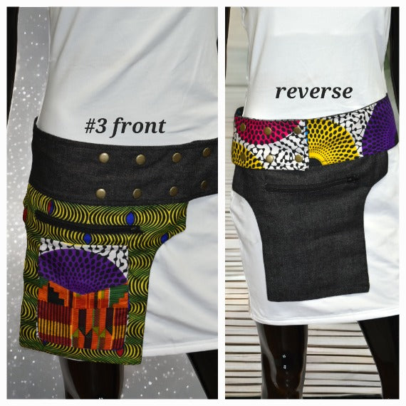 Ankara Mix Waist bag-Accessories-SanJules