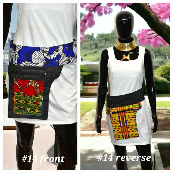 Ankara Mix Waist bag-Accessories-SanJules