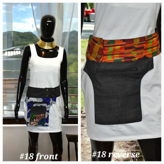 Ankara Mix Waist bag-Accessories-SanJules