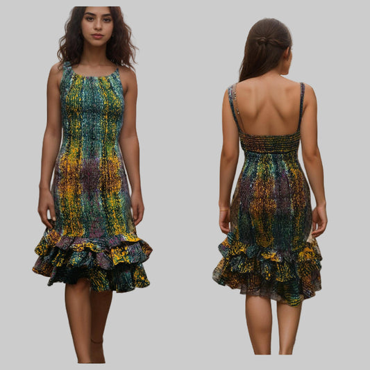 Linda Handmade batik dress