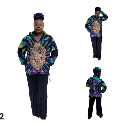 Long sleeve cotton hoodie