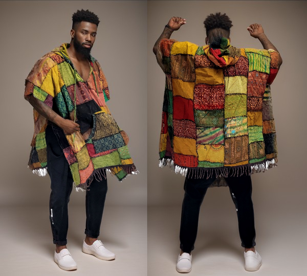 Mexican Style Patchwork Poncho