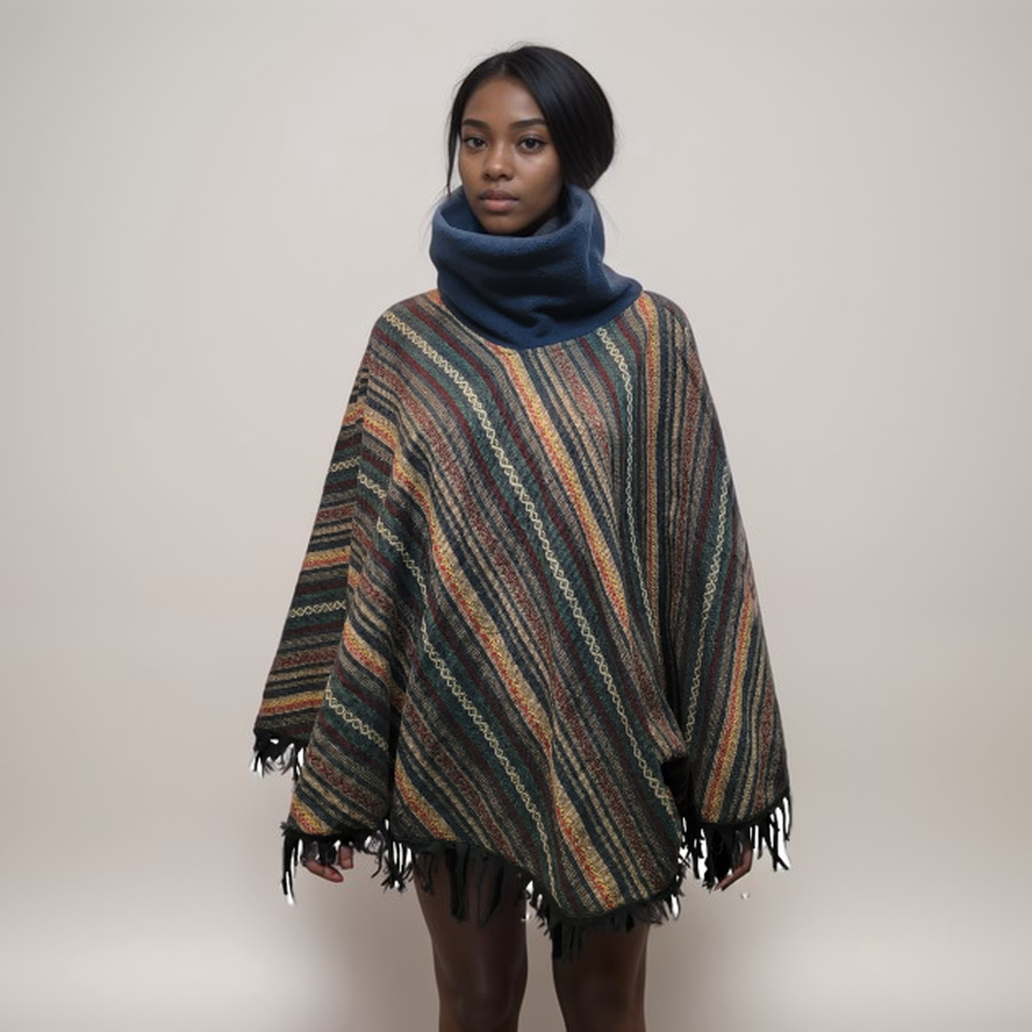 NY Turtleneck Poncho