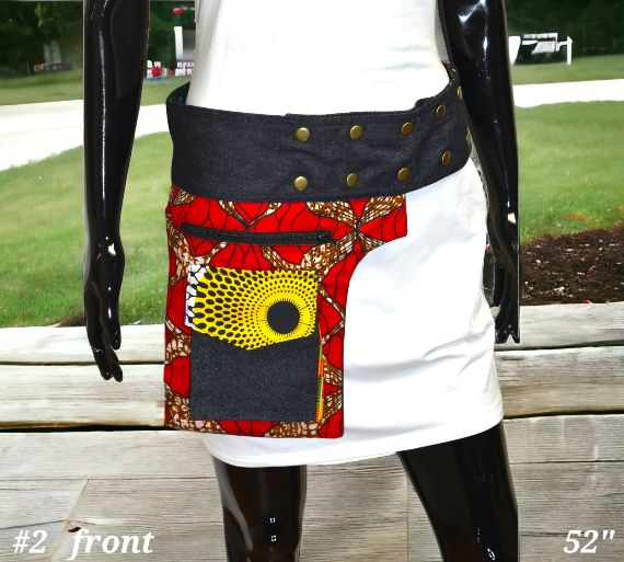 Ankara Mix Waist bag-Accessories-SanJules