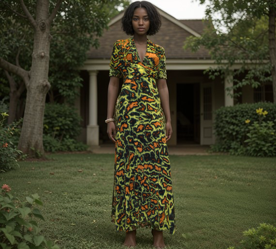 Shallay Long Infinity Wrap Dress