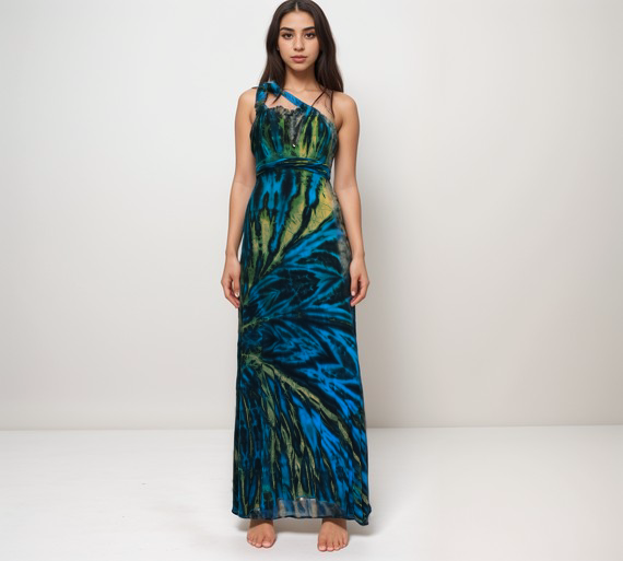 Shallay Long Infinity Wrap Dress