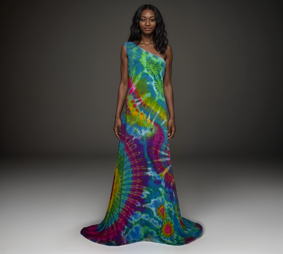 Cold Shoulder Gown