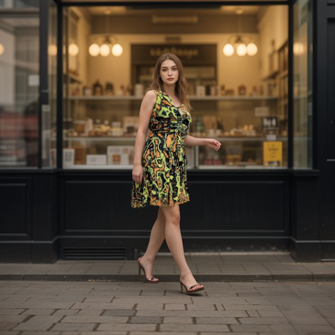 Short Infinity Wrap Dress