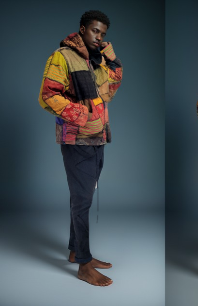 Patchwork Hood Jacket
