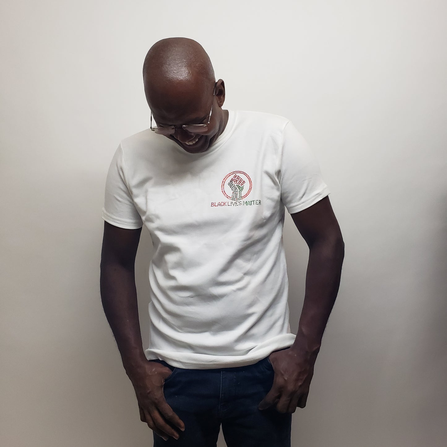 BLM ladies Black power T-T Shirt-SanJules