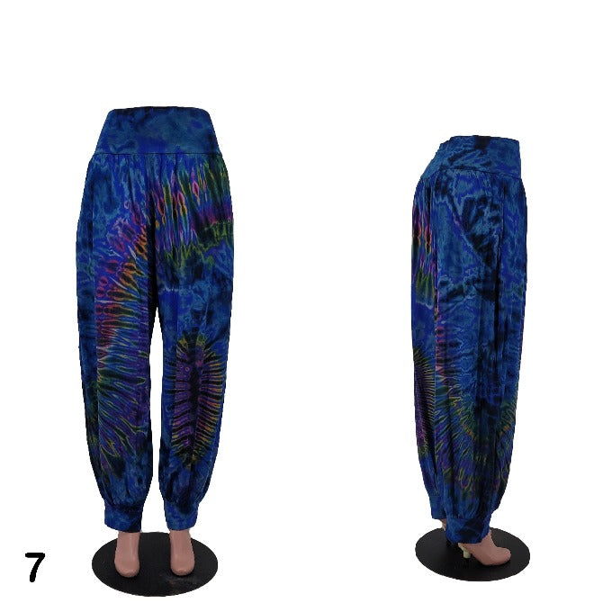 Peace harem pants