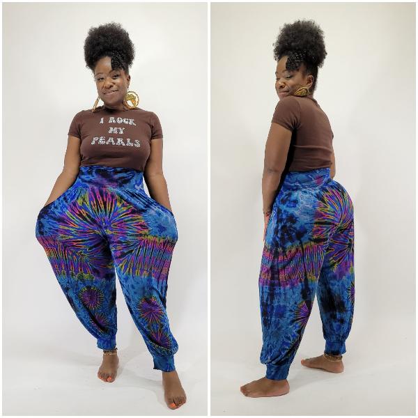 Peace harem pants
