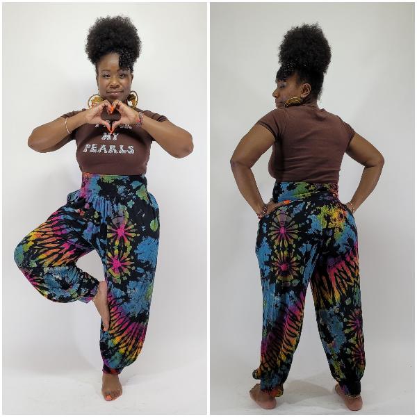 Peace harem pants