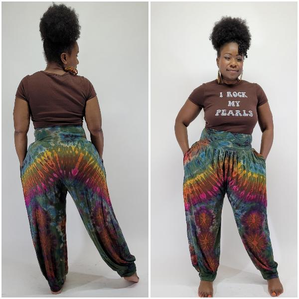 Peace harem pants