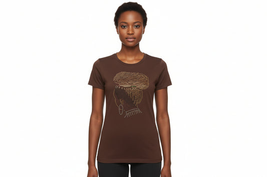 Faux Locs Crown-T Shirt-SanJules