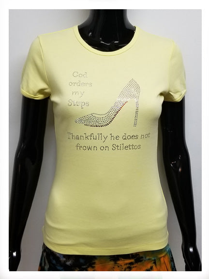 God orders my steps stiletto-T Shirt-SanJules