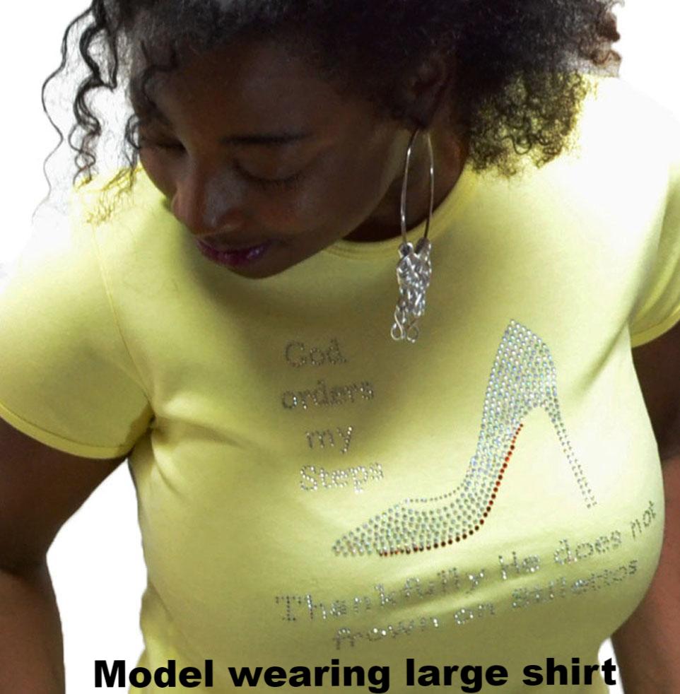 God orders my steps stiletto-T Shirt-SanJules