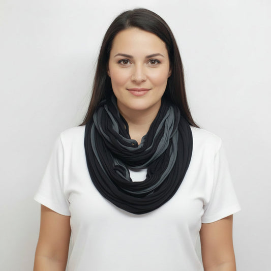 Infinity t shirt scarf-Accessories-SanJules