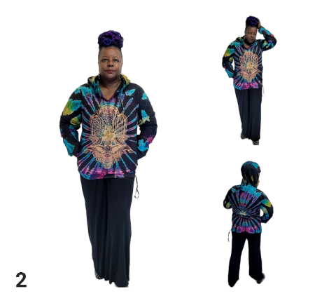 Long sleeve cotton hoodie