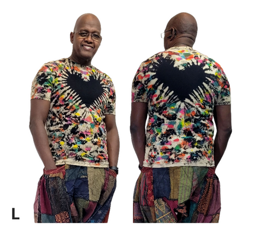 Heart Tie Dye T shirt