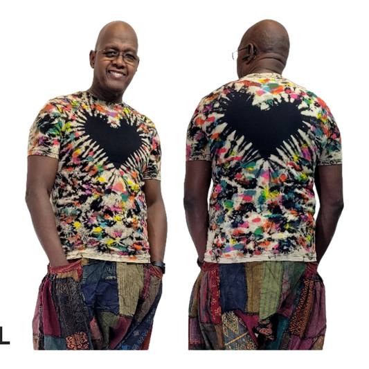 Heart Tie Dye T shirt