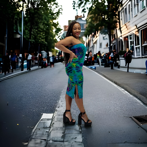 Tube fitted dress