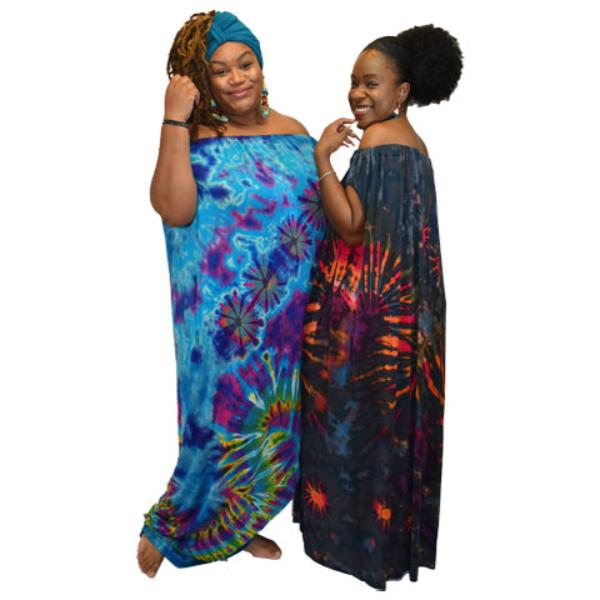 Relaxed fit elastic top dress 54 and 56 inches long-Dresses-SanJules