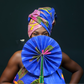 Ankara Scarf and Fan