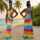 Maxi tie dye dress
