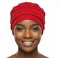 Woman wearing a red hat on a white background-Sanjules
