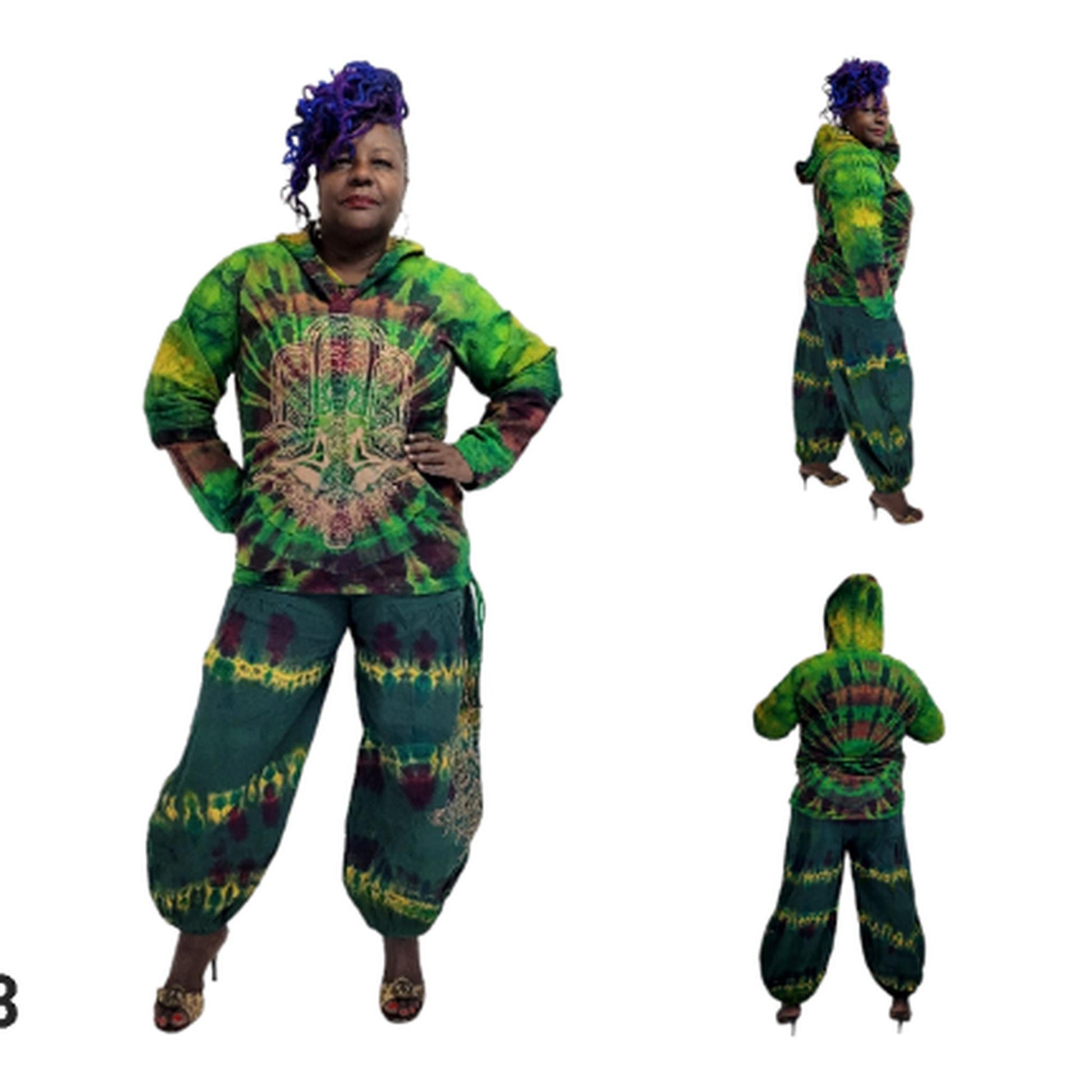 Long sleeve cotton hoodie