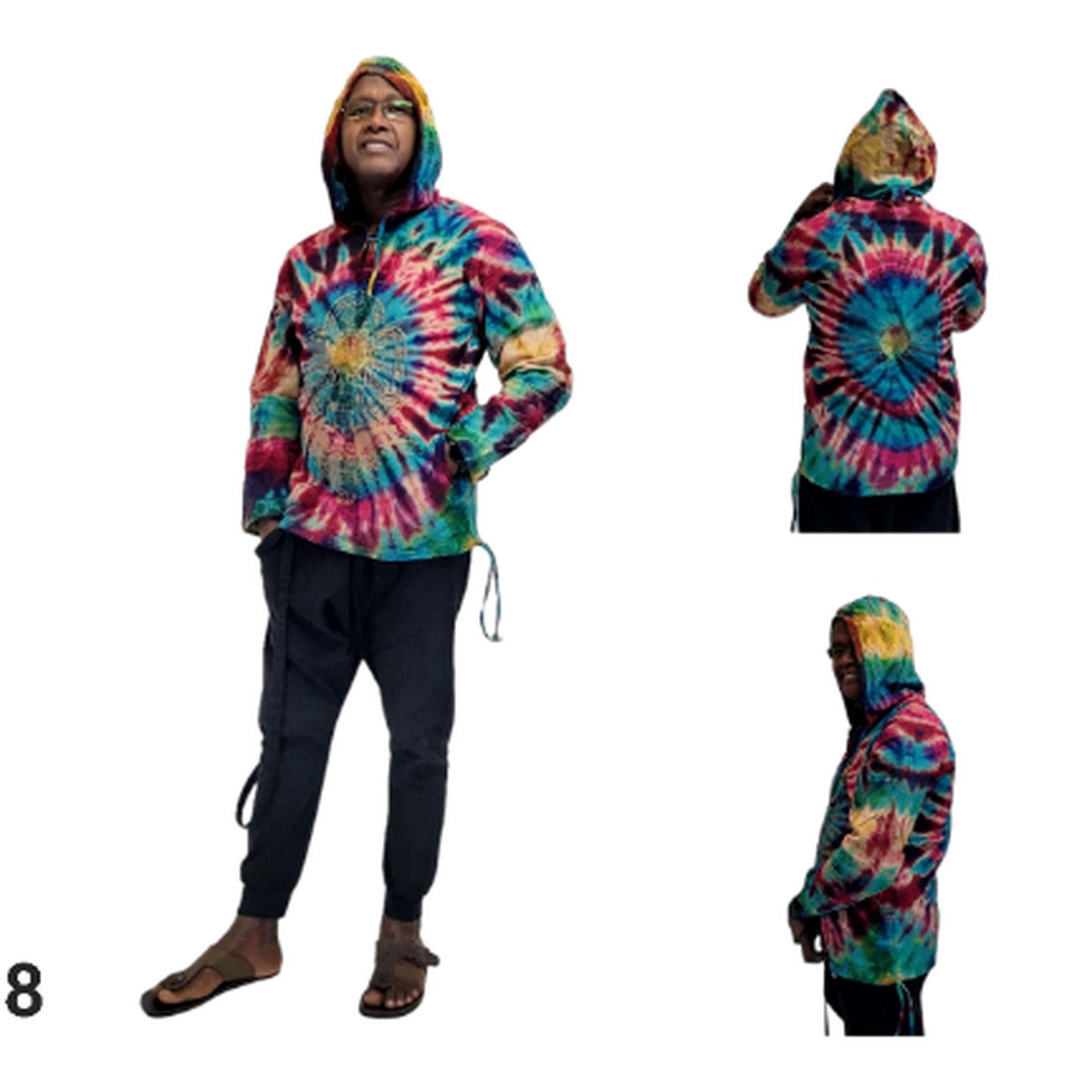 Long sleeve cotton hoodie