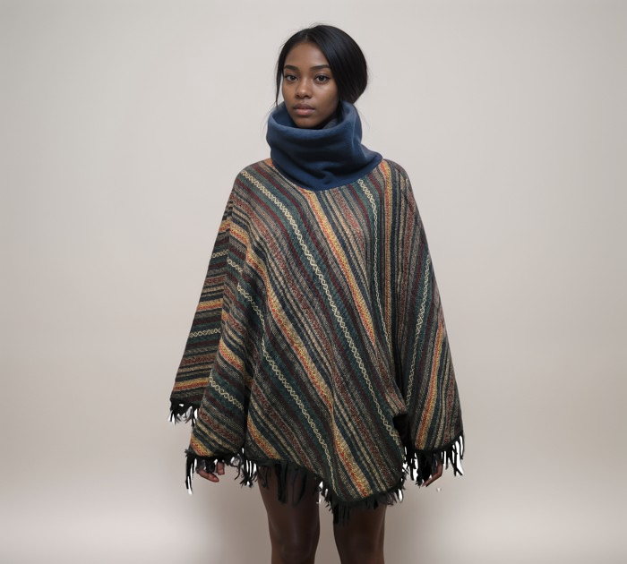 NY Turtleneck Poncho
