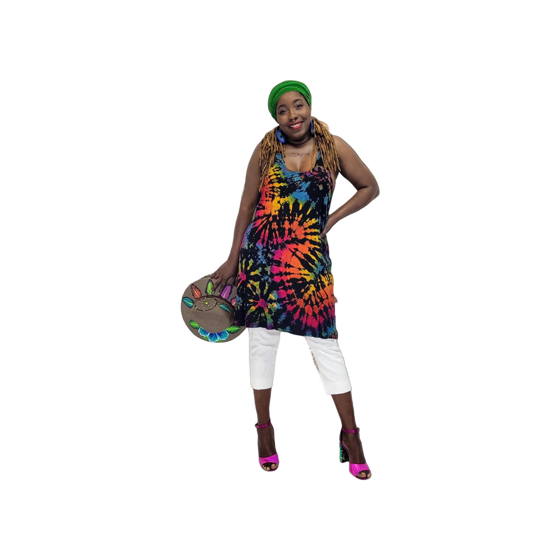 racerback a line dress Racerback A-Line Active Dress, Black M