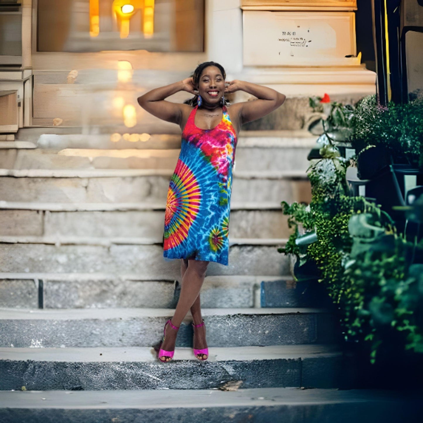 T Marie midi dress SanJules