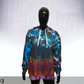 Tie-dye hooded sweatshirt.  