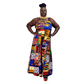 African patchwork jumpsuit