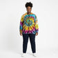 Tie Dye Hoodie Zip Light weight Final Sale Zip-Up Hooded Layering Jacket