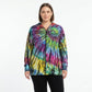 Tie Dye Hoodie Zip Light weight Final Sale Zip-Up Hooded Layering Jacket