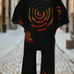 Cape Painted Pants Set