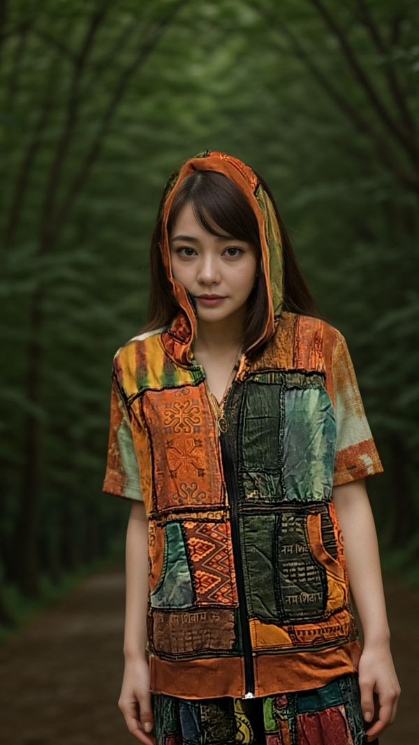 Patchwork vest