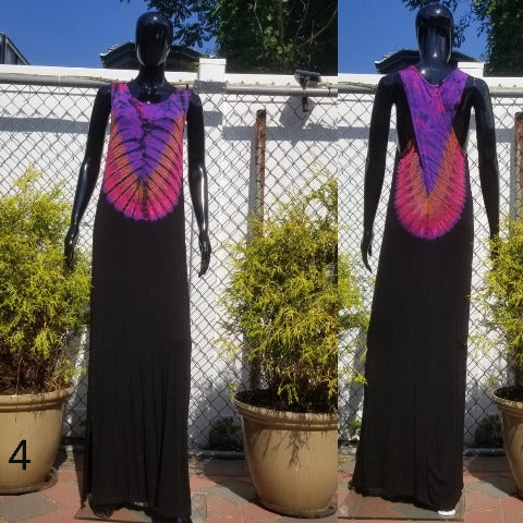 A touch of tie dye dress-Dress-SanJules