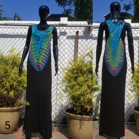 A touch of tie dye dress-Dress-SanJules