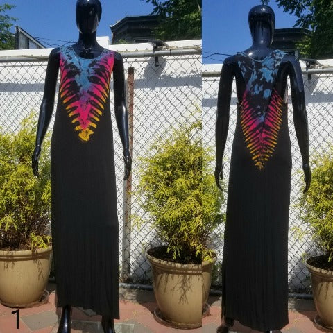 A touch of tie dye dress-Dress-SanJules