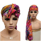 Yellow and pink base headwrap/scarf/ wrap top