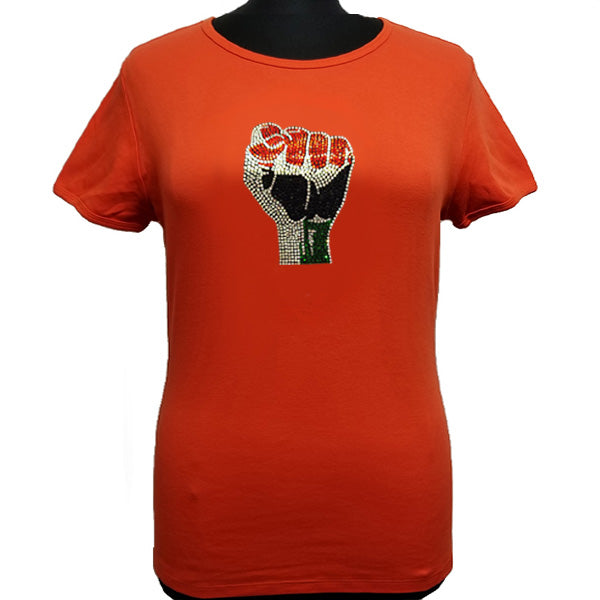 Black Power Fist T-T Shirt-SanJules