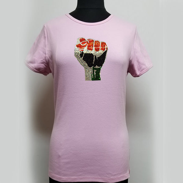 Black Power Fist T-T Shirt-SanJules